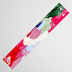 CANVAS: Viva Magenta 01 | Abstract Brushstrokes Table Runner Gallery Image 3