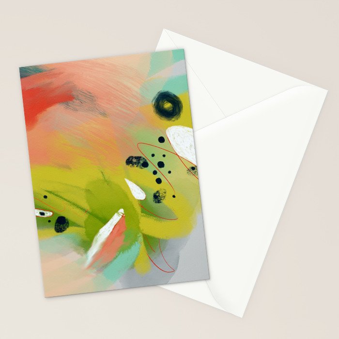 abstract spring colors 23 3 Stationery Card Gallery Image 2