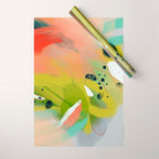 abstract spring colors 23 3 Wrapping Paper Gallery Image 1