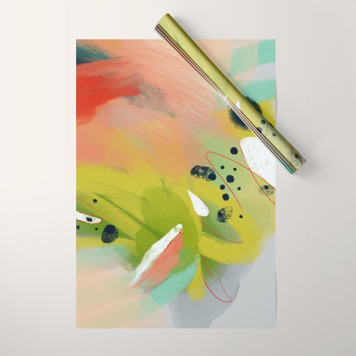 abstract spring colors 23 3 Wrapping Paper Gallery Image 1