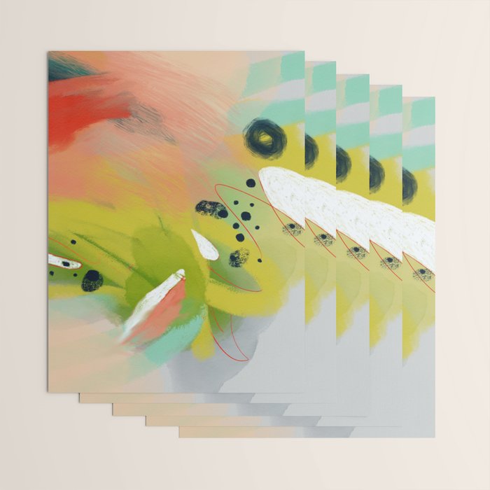 abstract spring colors 23 3 Wrapping Paper Gallery Image 3
