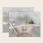 minimal collage /silence2 Placemat Gallery Image 1