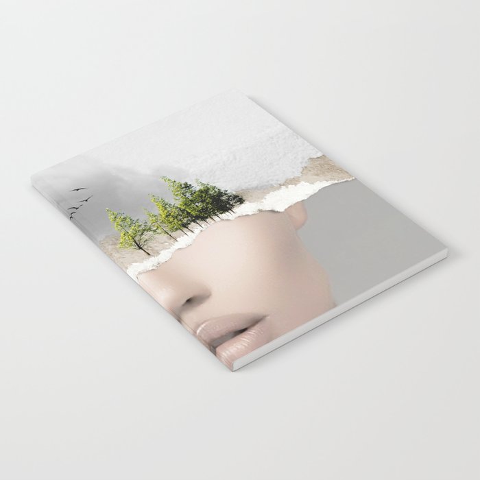 minimal collage /silence2 Notebook Gallery Image 1