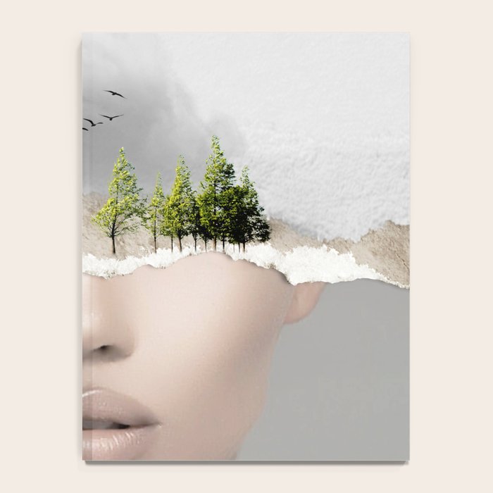 minimal collage /silence2 Notebook Gallery Image 4
