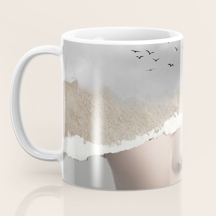 minimal collage /silence2 Coffee Mug Gallery Image 3
