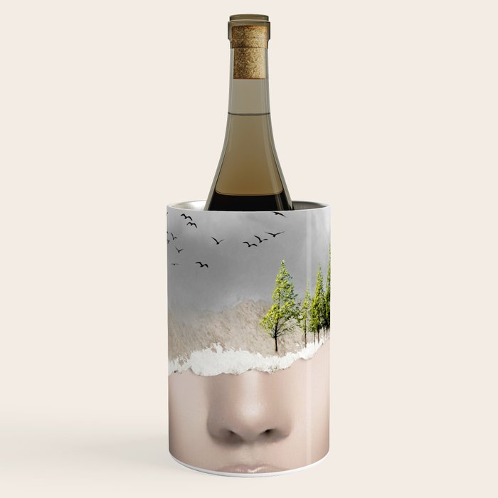minimal collage /silence2 Wine Chiller Gallery Image 1