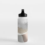 minimal collage /silence2 Water Bottle Gallery Image 3