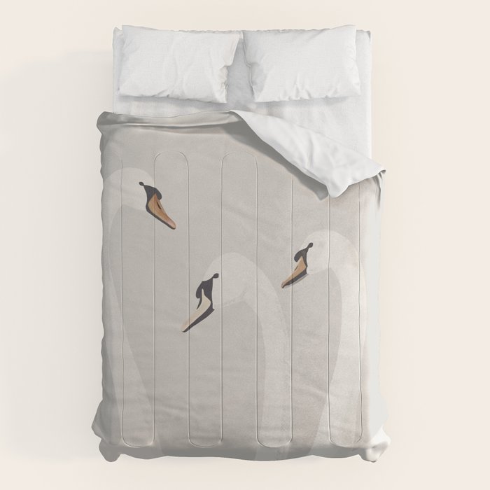 White Swans Comforter Gallery Image 1