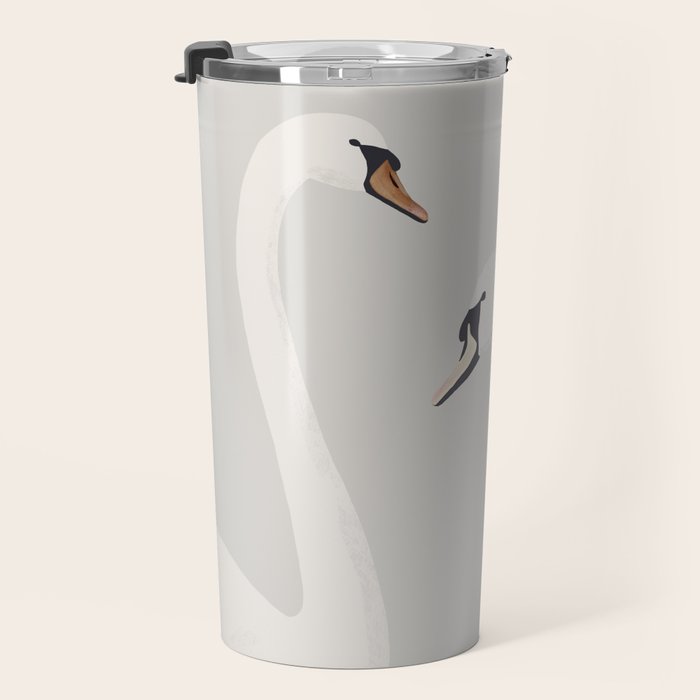 White Swans Travel Mug Gallery Image 3