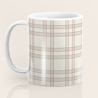 Brown And Cream Gingham Coffee Mug Gallery Image 3