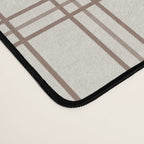 Brown And Cream Gingham Desk Mat Gallery Image 4