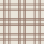 Brown And Cream Gingham Coffee Mug Gallery Image 2