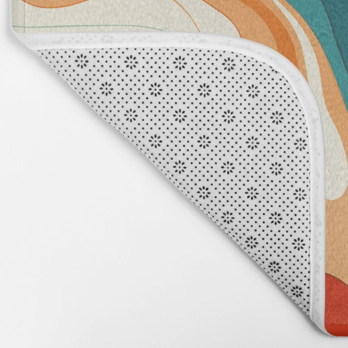 Colorful Tides Bath Mat Gallery Image 2