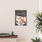 Winter River Fox Poster Gallery Image 2
