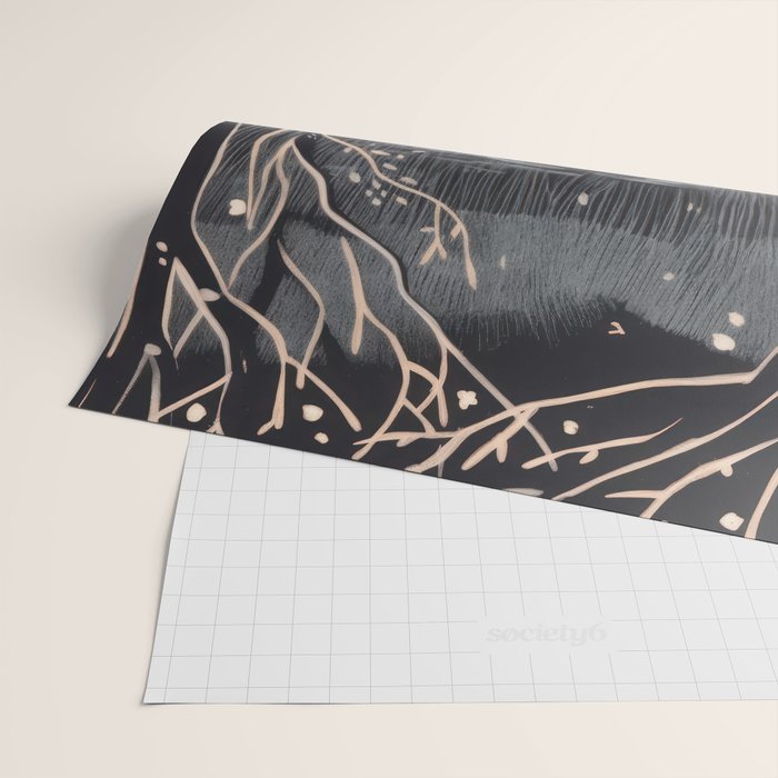 Winter River Fox Wrapping Paper Gallery Image 2