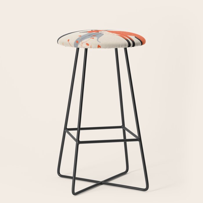 Winter River Fox Stool Gallery Image 1