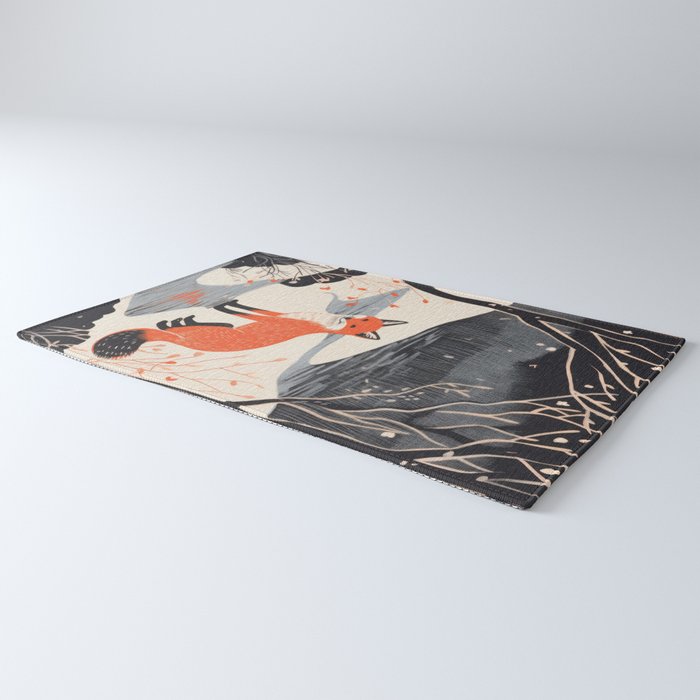 Winter River Fox Rug Gallery Image 3