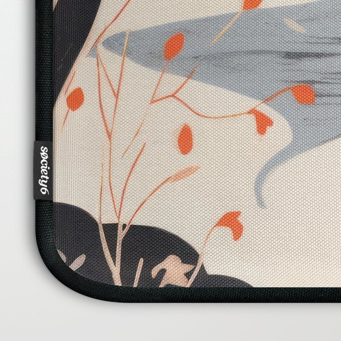 Winter River Fox Laptop Sleeve Gallery Image 3