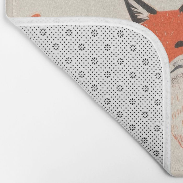 Winter River Fox Bath Mat Gallery Image 2