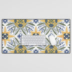 Modern fantasy tiles S Desk Mat Gallery Image 1