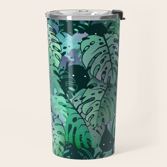 Monstera Monsters Travel Mug Gallery Image 2