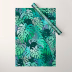 Monstera Monsters Wrapping Paper Gallery Image 1