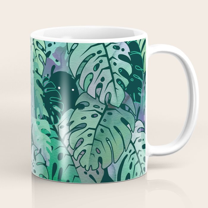 Monstera Monsters Coffee Mug Gallery Image 1