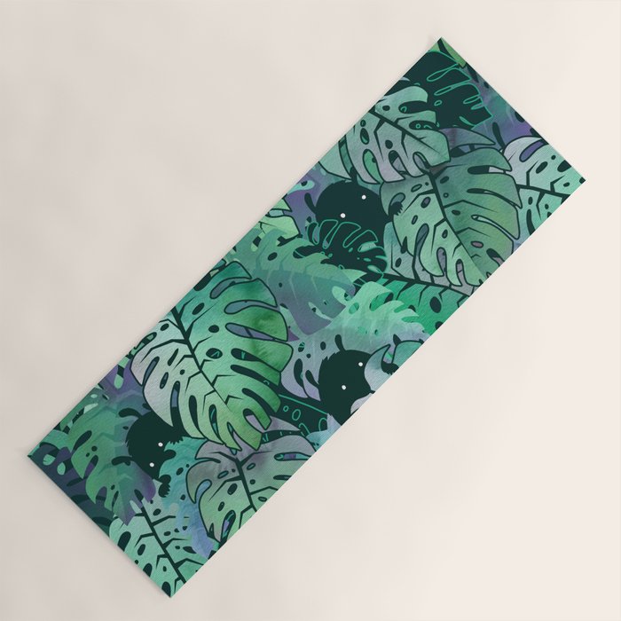 Monstera Monsters Yoga Mat Gallery Image 1