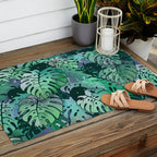 Monstera Monsters Outdoor Rug Gallery Image 2