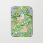 Getting Ready With Girls Bath Mat Gallery Image 1