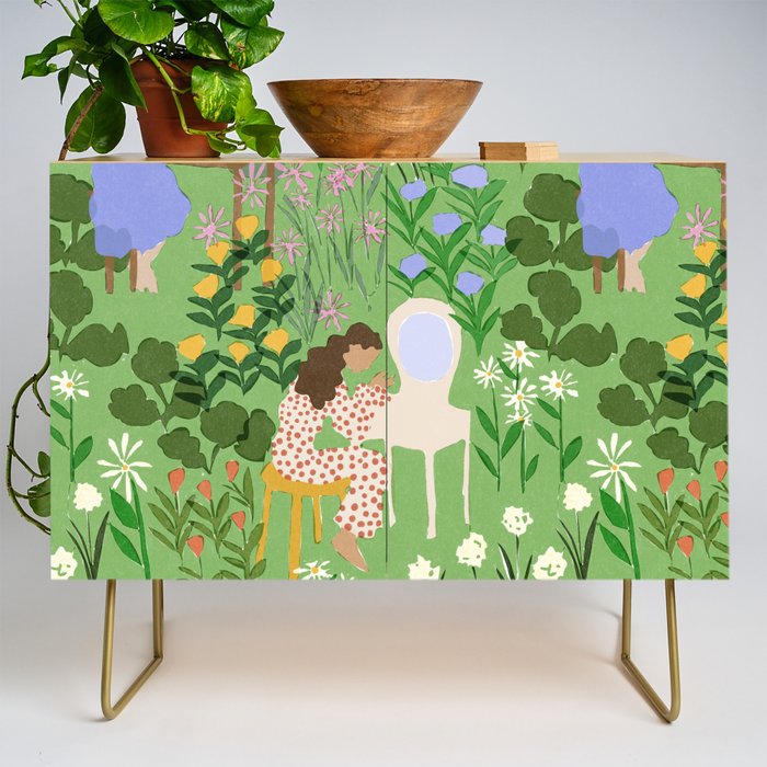 Getting Ready With Girls Credenza Gallery Image 1