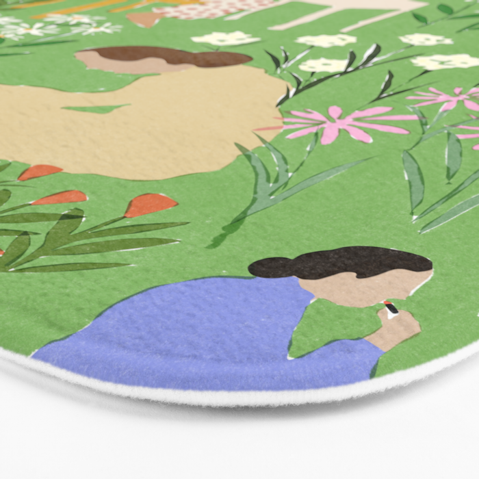 Getting Ready With Girls Bath Mat Gallery Image 3