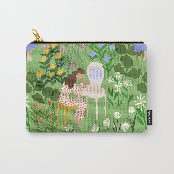 Getting Ready With Girls Carry All Pouch Gallery Image 1