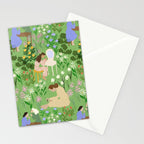 Getting Ready With Girls Stationery Card Gallery Image 2