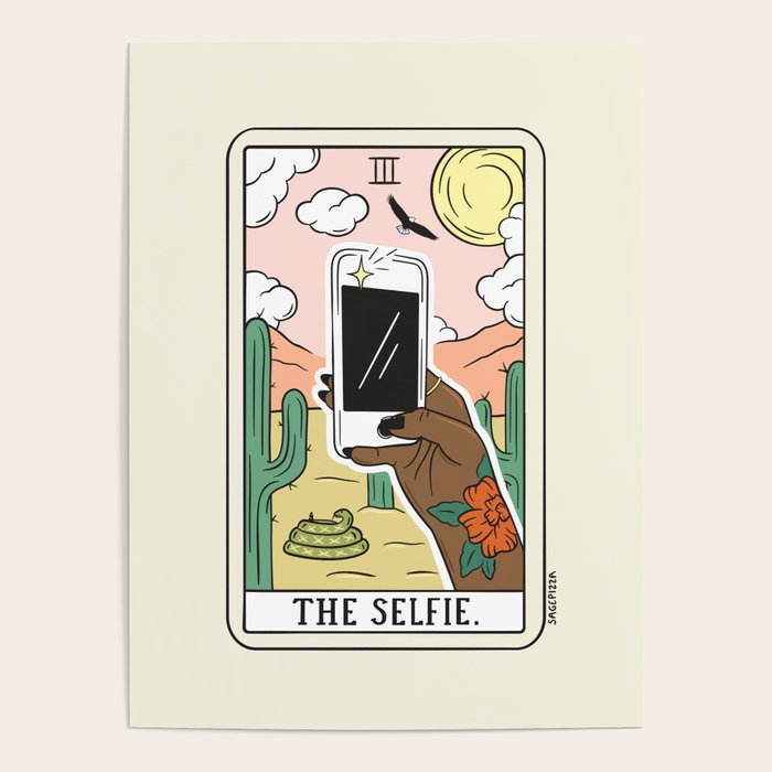 SELFIE READING (DARK) Poster Gallery Image 4