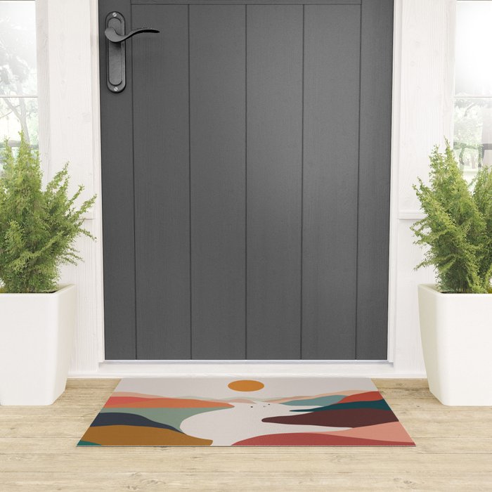 Cat Landscape 190 Welcome Mat Gallery Image 3