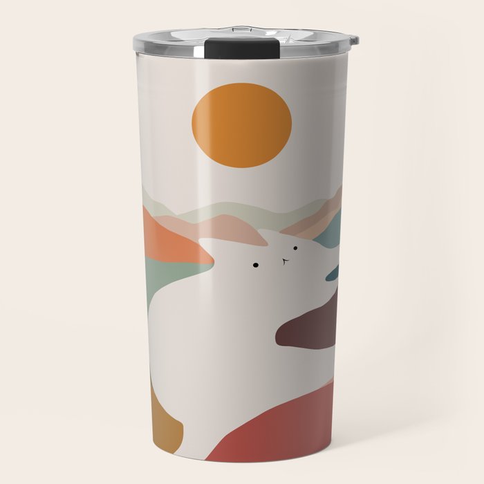 Cat Landscape 190 Travel Mug Gallery Image 1