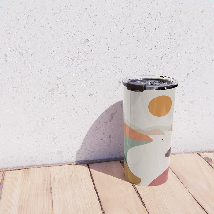 Cat Landscape 190 Travel Mug Gallery Image 4