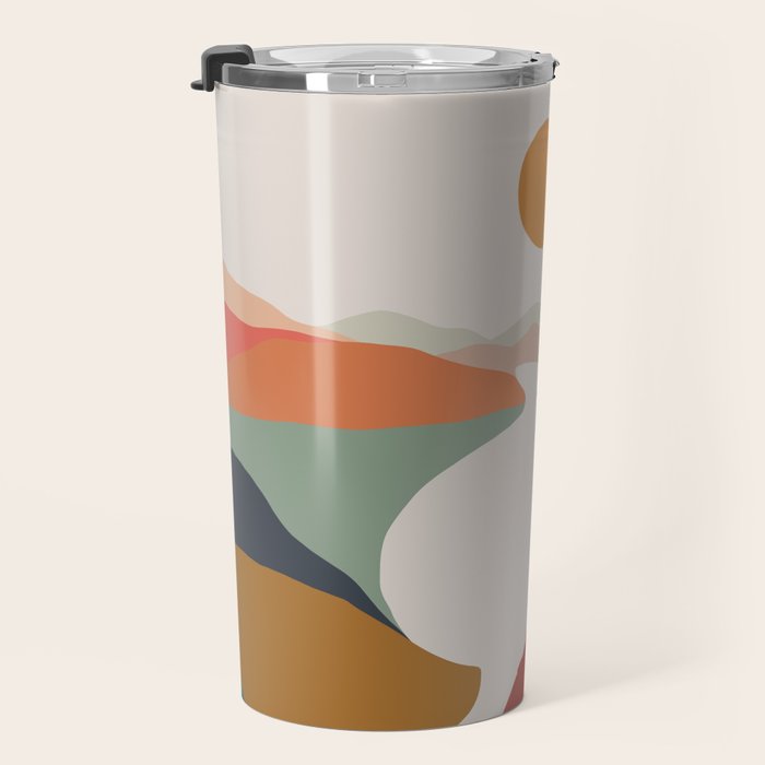 Cat Landscape 190 Travel Mug Gallery Image 3