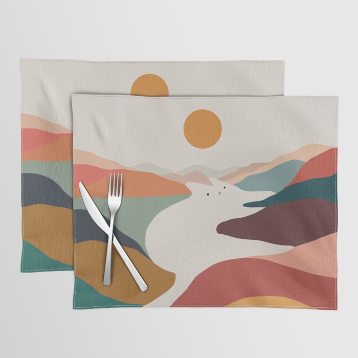 Cat Landscape 190 Placemat Gallery Image 1