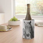 Horses - Black & White Wine Chiller Gallery Image 4