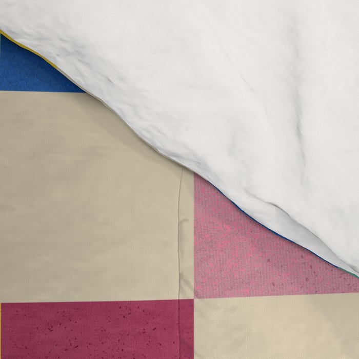 Modern Playful Checkered Abstract Comforter Gallery Image 4