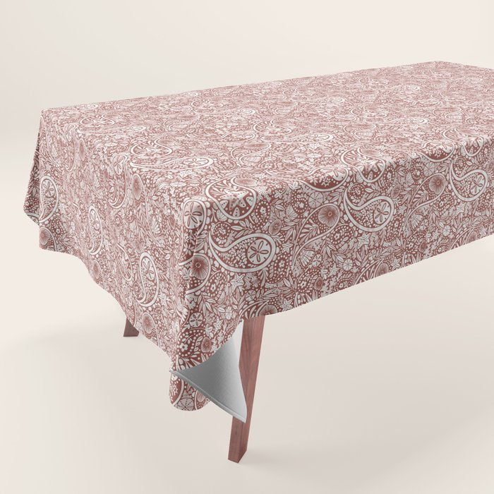 Underwater Paisley Elegance Tablecloth Gallery Image 1