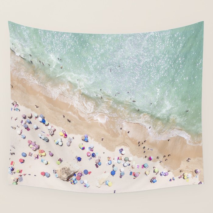 Pastel Beach Wall Tapestry Gallery Image 1