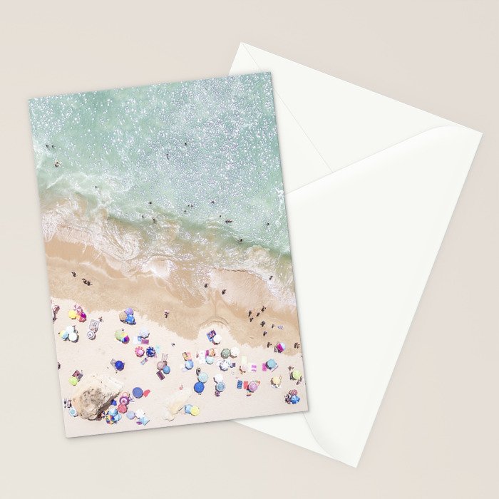Pastel Beach Stationery Card Gallery Image 2
