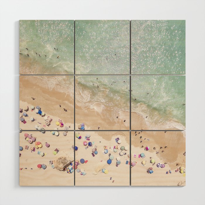 Pastel Beach Wood Wall Art Gallery Image 1