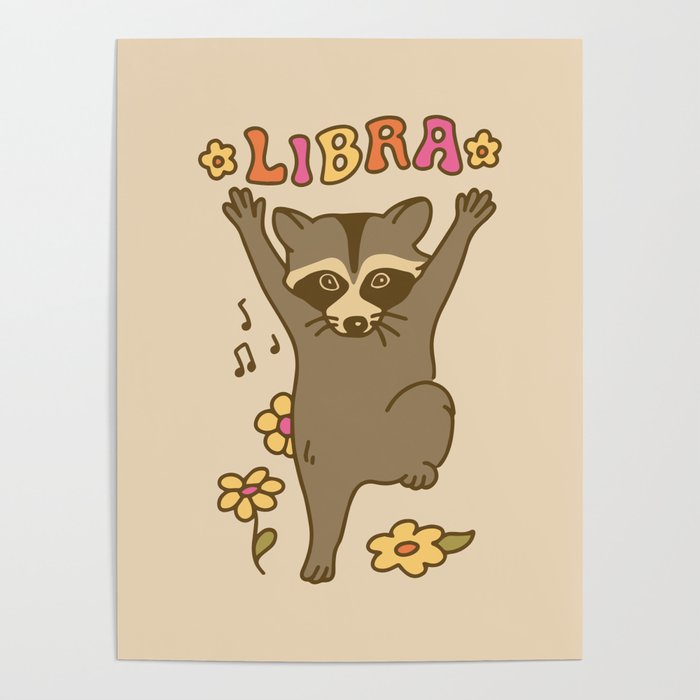 Libra Raccoon Poster Gallery Image 4