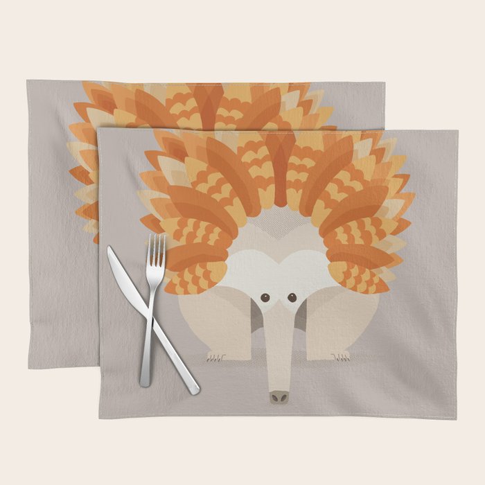 Whimsical Echidna Placemat Gallery Image 1
