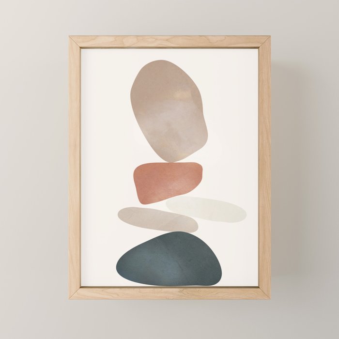 Balancing Stones 25 Mini Art Print Gallery Image 1