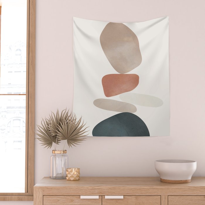 Balancing Stones 25 Wall Tapestry Gallery Image 2